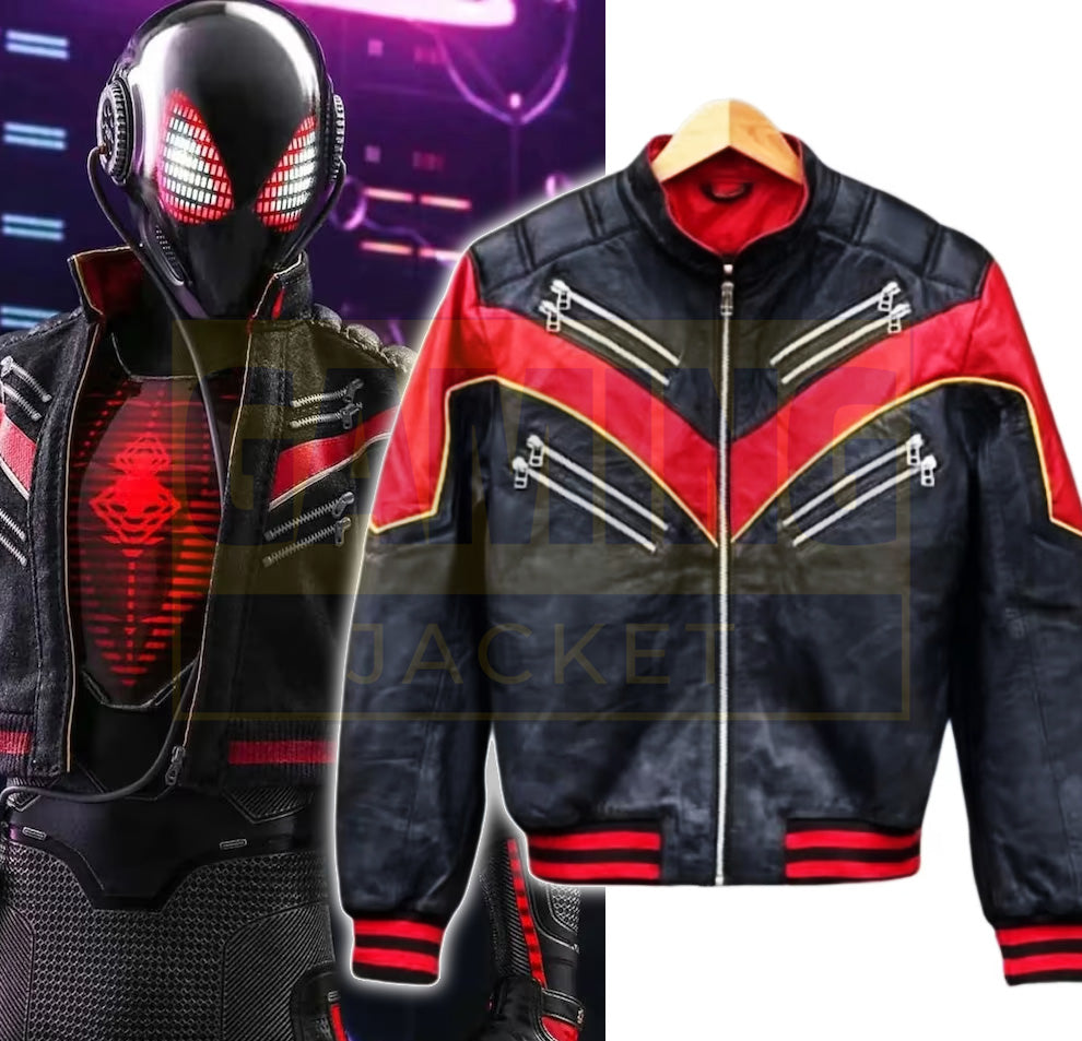 Spiderman Miles Morales Leather Jacket