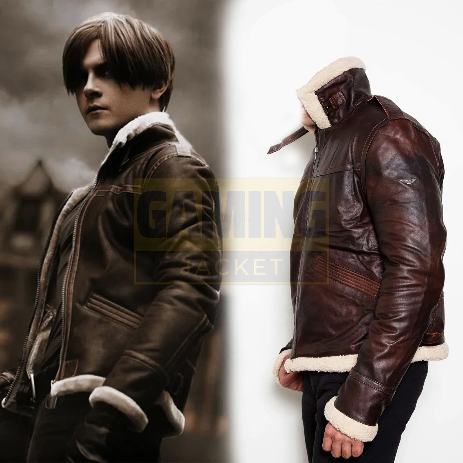 Resident Evil 4 Leon Kennedy Leather Jacket