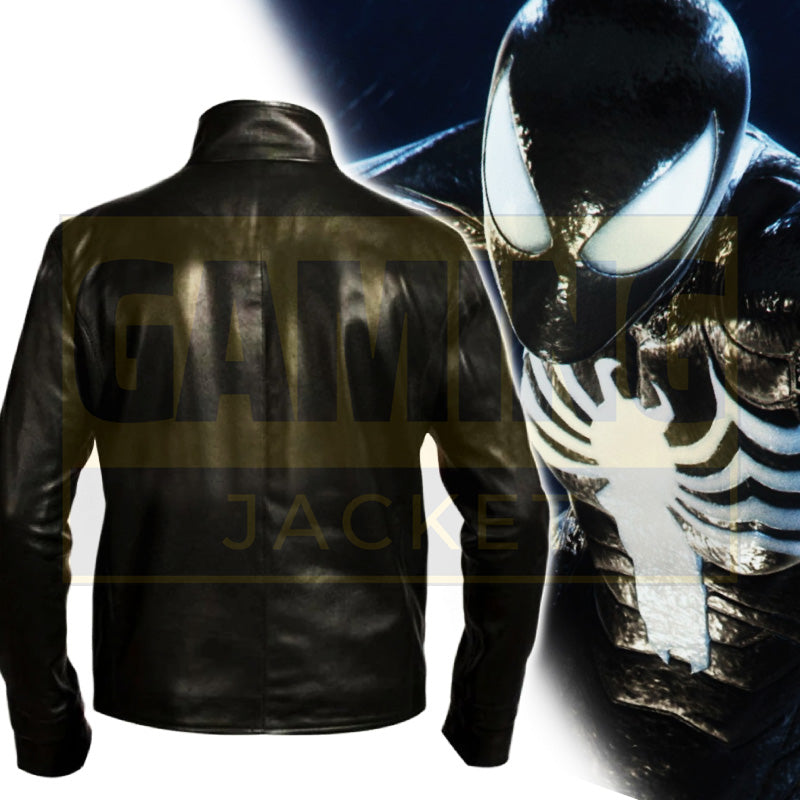 Spiderman 2 Peter Parker Venom Leather Jacket