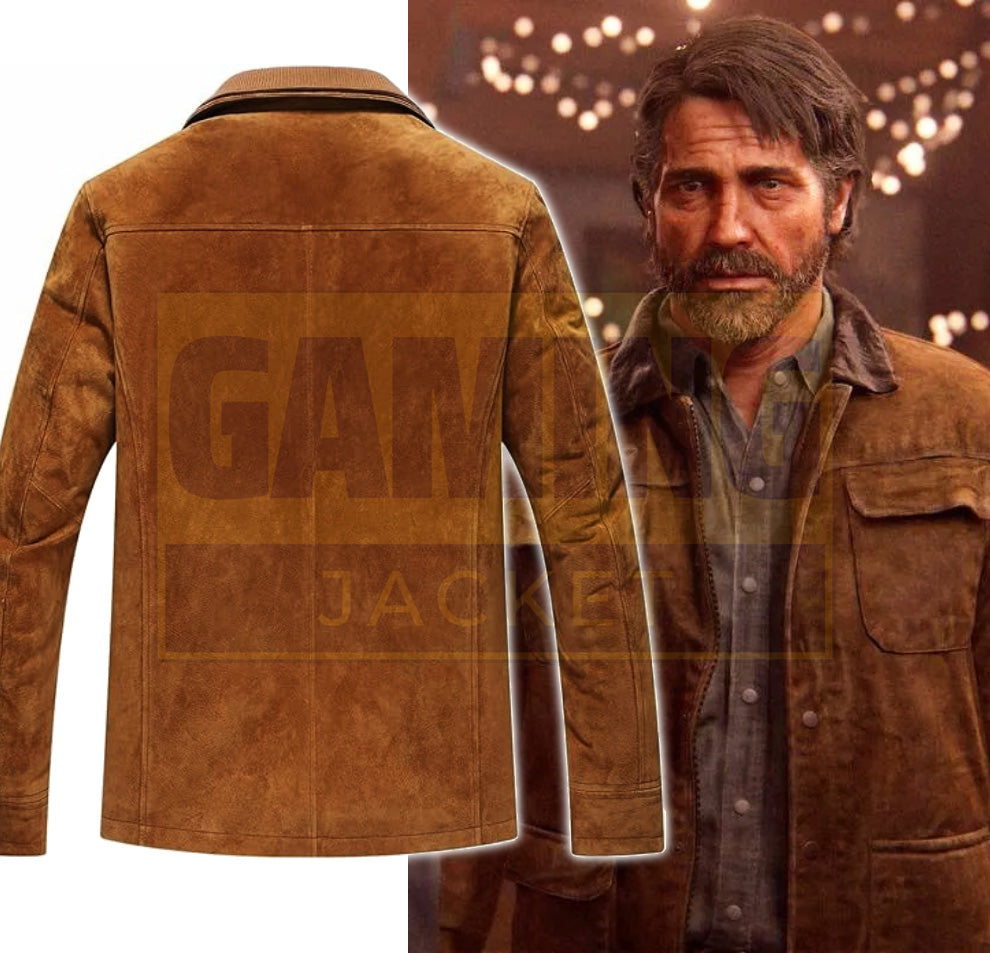 The Last Of Us Part 2 Joel Miller Seude Leather Jacket