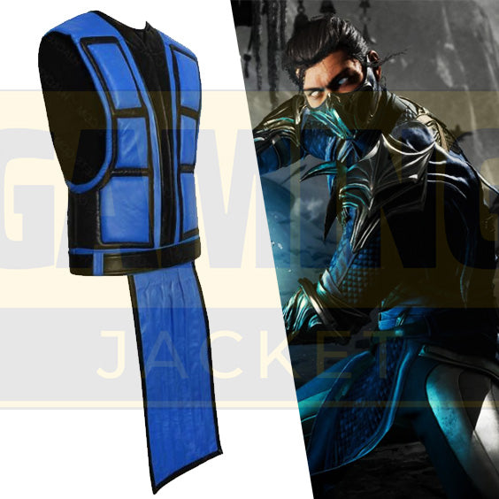 Mortal Kombat Sub Zero Leather Vest
