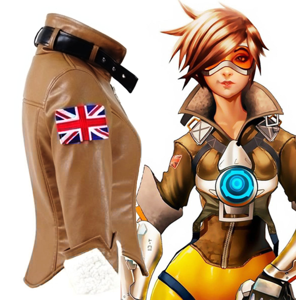 Overwatch Tracer Leather Jacket