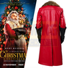 Santa Claus Vest & Long Coat, Kurt Russell Inspired Leather Costume for The Christmas Chronicles 2, Holiday Gift Idea, Christmas Costume