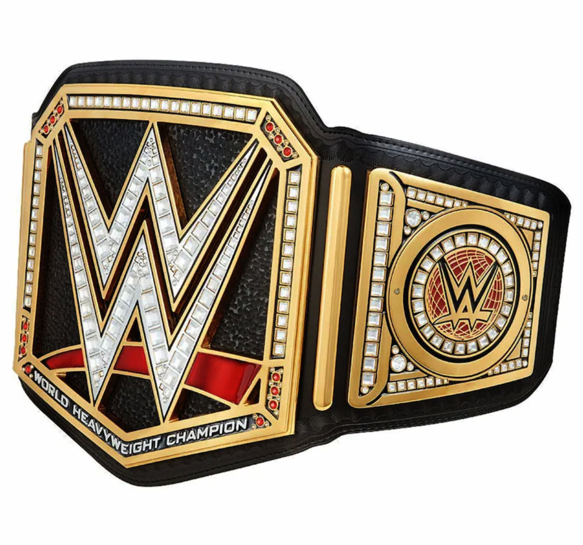World Heavyweight Wrestling Championship Replica Title Belt, Wear Universal Championship Belt, 2MM Brass Adult Size