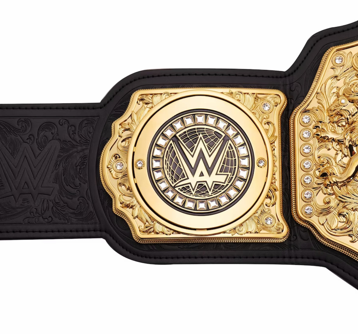 WWE Women's Undisputed Champion Wrestling Replica Title Belt, 2MM Brass Adult Size, Gift For Her