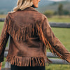 womens fringe leather jacket