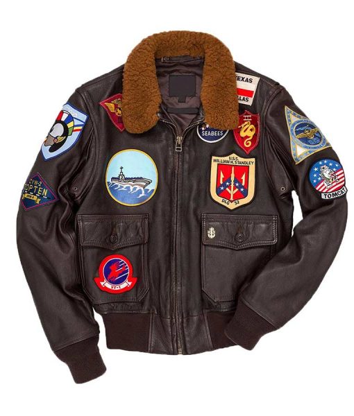 Top Gun Maverick G-1 Leather Jacket - Topgun Jacket